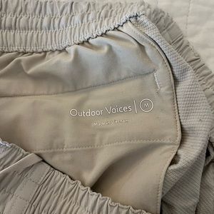Outdoor Voices RecTrek Pants in Bone/Ivory